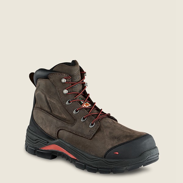 Red Wing Safety Bot Erkek - King Toe® Adc - 6-Inch Insulated Waterproof Csa Toe - Koyu Gri - 73LXWEG